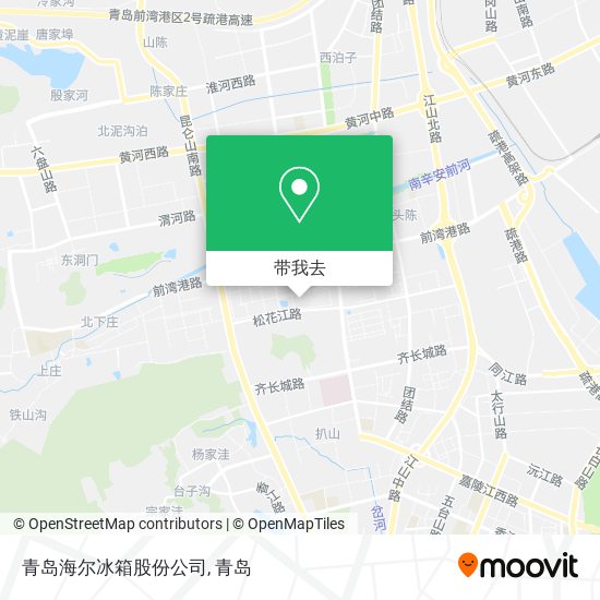青岛海尔冰箱股份公司地图