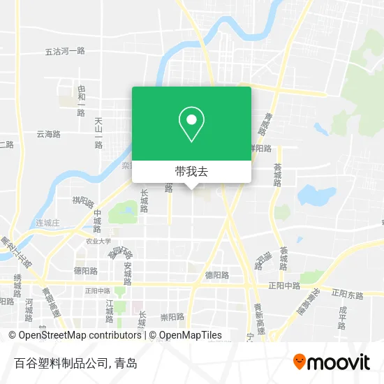 百谷塑料制品公司地图
