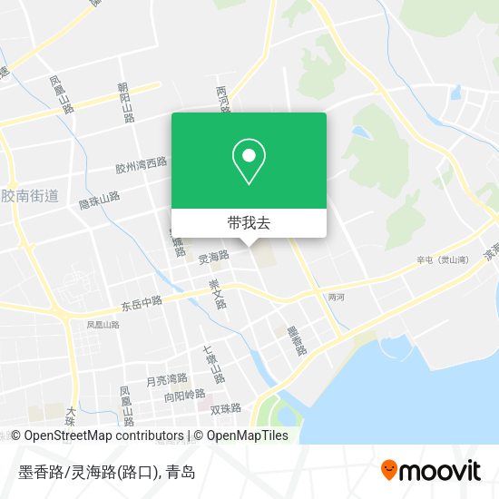 墨香路/灵海路(路口)地图