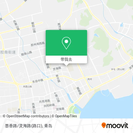 墨香路/灵海路(路口)地图