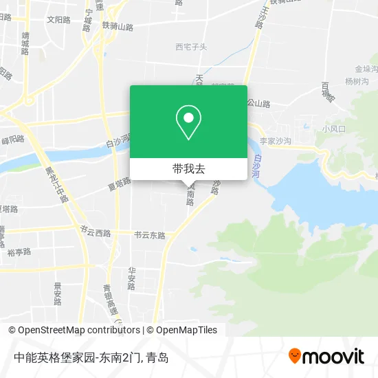 中能英格堡家园-东南2门地图