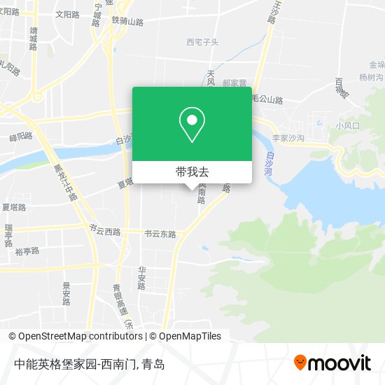 中能英格堡家园-西南门地图