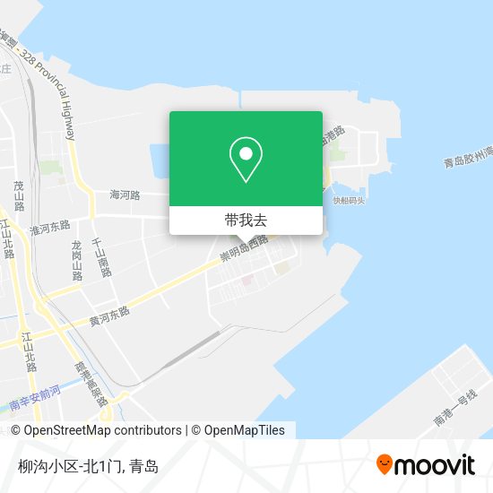 柳沟小区-北1门地图