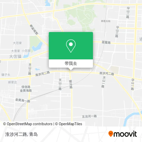 淮涉河二路地图