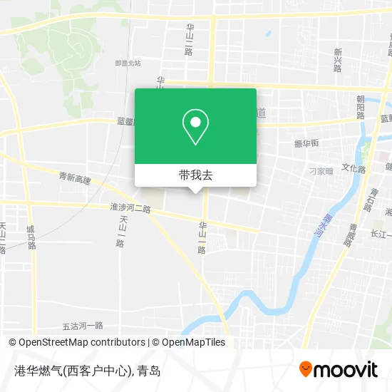 港华燃气(西客户中心)地图