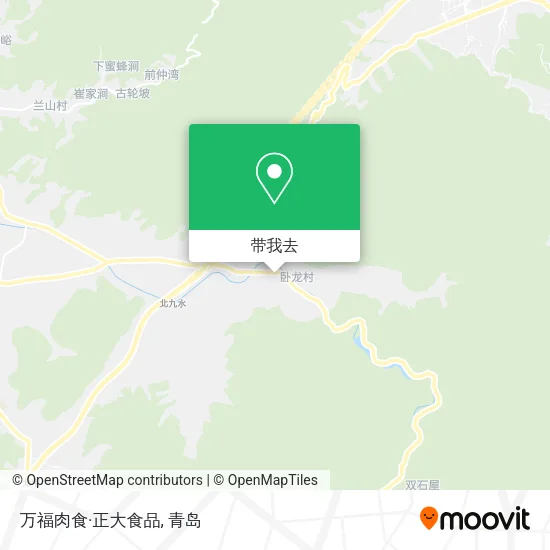 万福肉食·正大食品地图