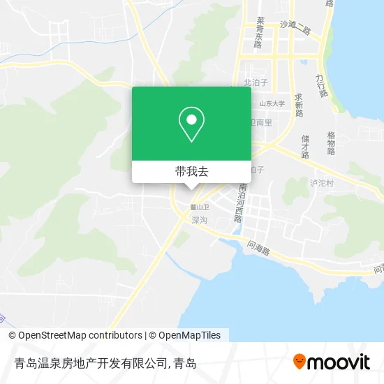 青岛温泉房地产开发有限公司地图