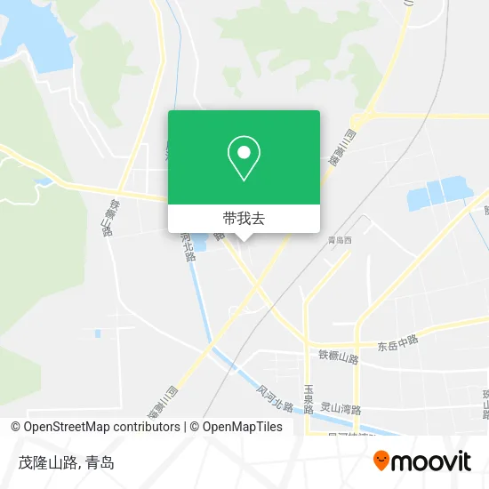 茂隆山路地图