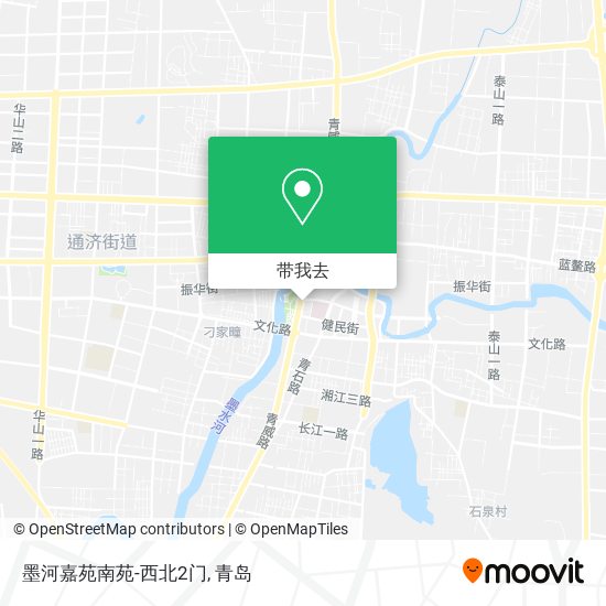 墨河嘉苑南苑-西北2门地图