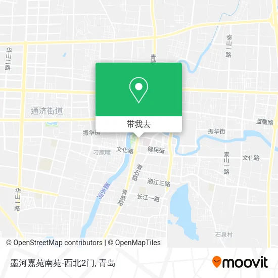 墨河嘉苑南苑-西北2门地图