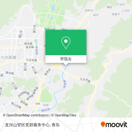 龙河山管区党群服务中心地图