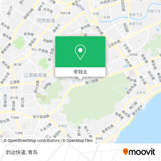 韵达快递地图