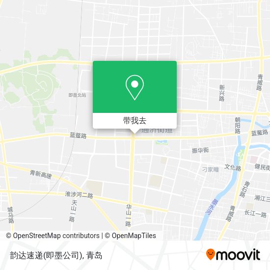 韵达速递(即墨公司)地图