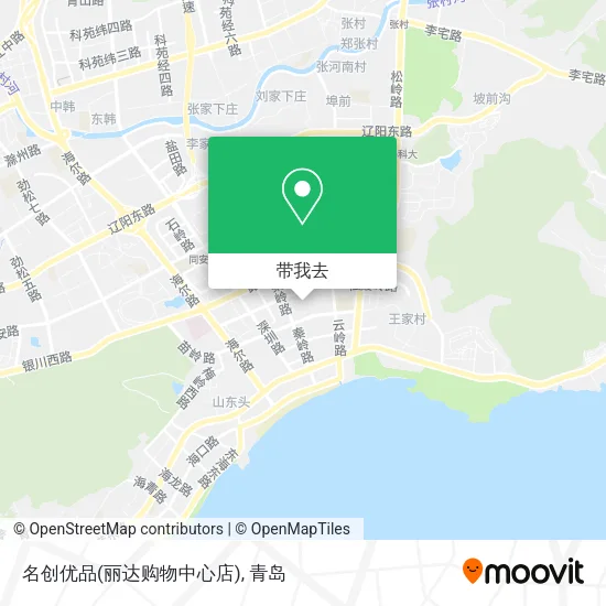 名创优品(丽达购物中心店)地图