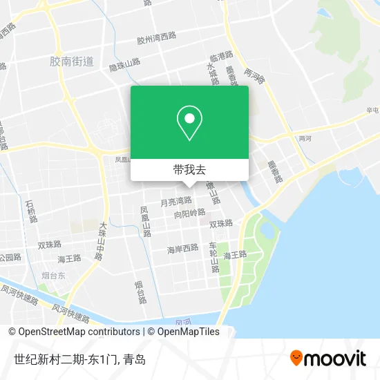 世纪新村二期-东1门地图