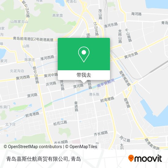 青岛嘉斯仕航商贸有限公司地图