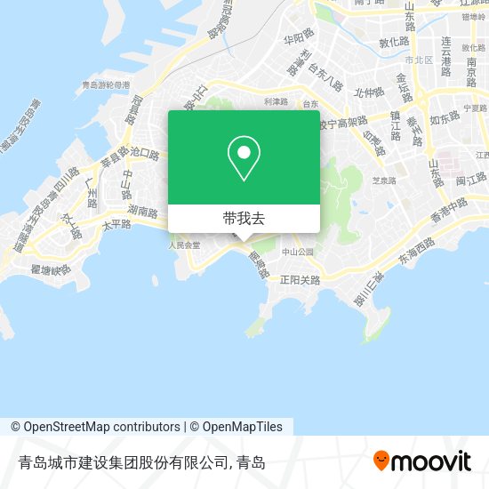 青岛城市建设集团股份有限公司地图