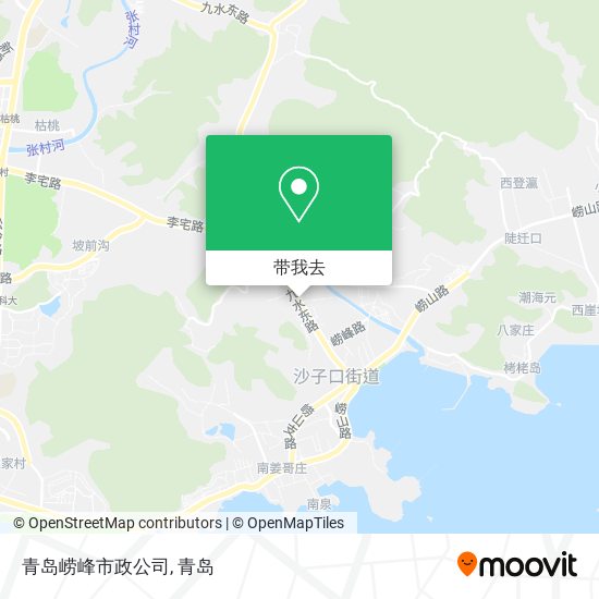 青岛崂峰市政公司地图