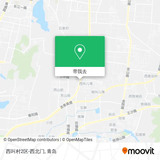 西叫村2区-西北门地图