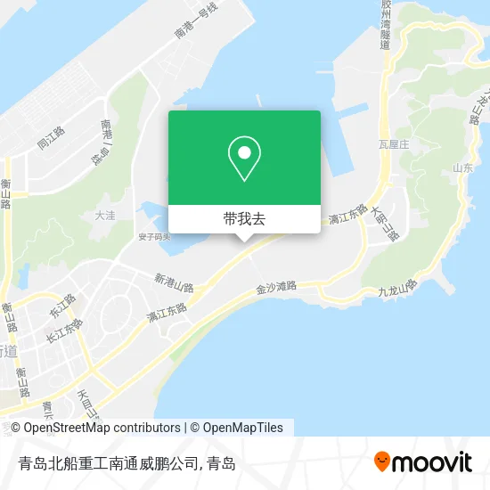 青岛北船重工南通威鹏公司地图