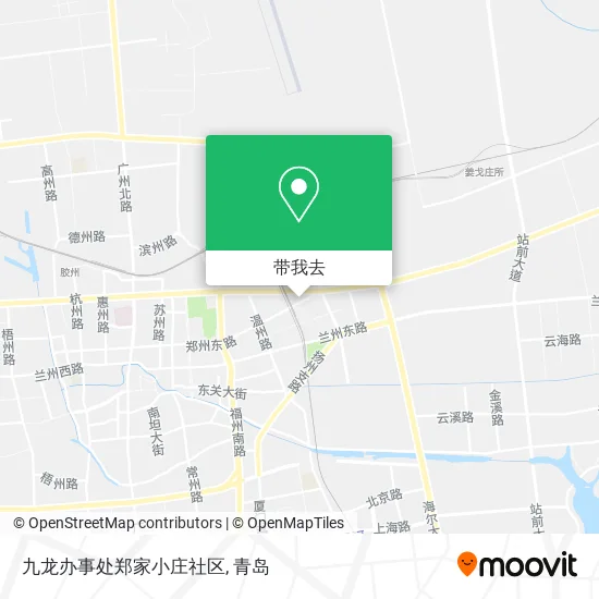 九龙办事处郑家小庄社区地图