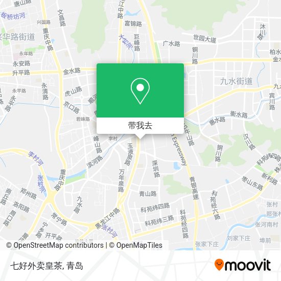 七好外卖皇茶地图