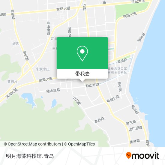 明月海藻科技馆地图