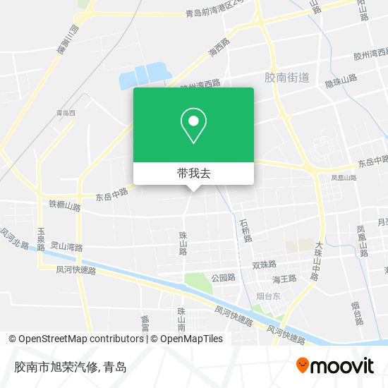 胶南市旭荣汽修地图