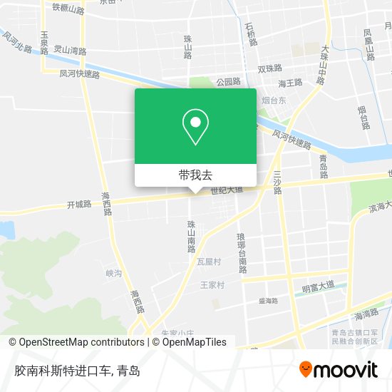 胶南科斯特进口车地图