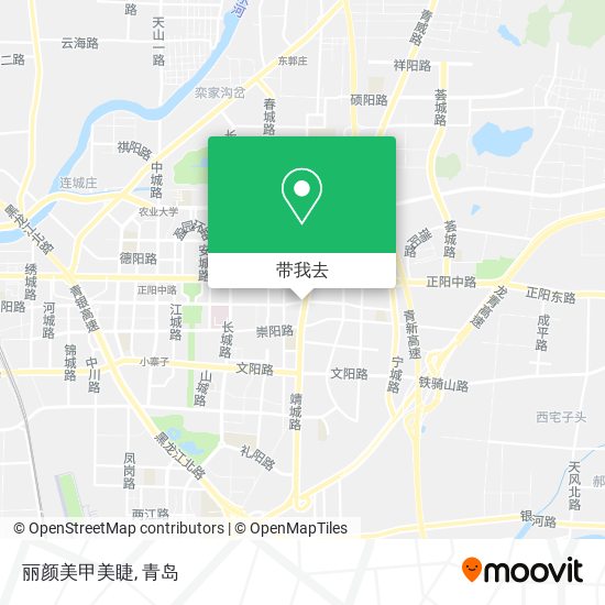 丽颜美甲美睫地图