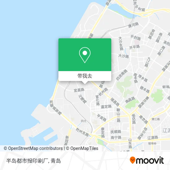 半岛都市报印刷厂地图