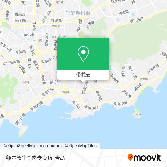 额尔敦牛羊肉专卖店地图