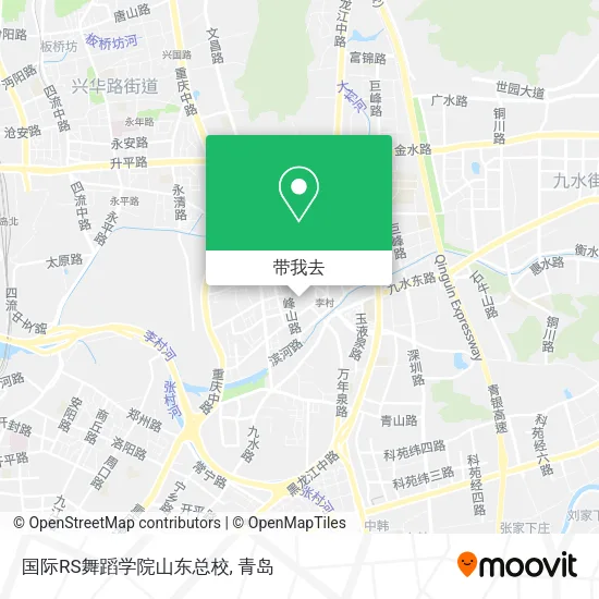 国际RS舞蹈学院山东总校地图