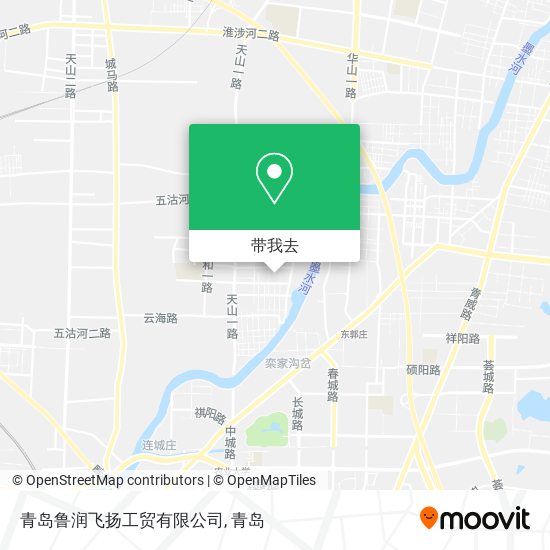 青岛鲁润飞扬工贸有限公司地图