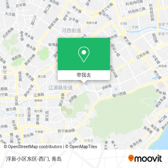 浮新小区东区-西门地图