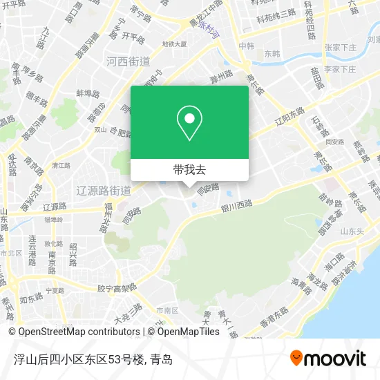 浮山后四小区东区53号楼地图
