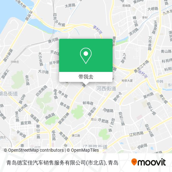 青岛德宝佳汽车销售服务有限公司(市北店)地图