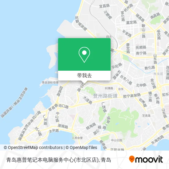 青岛惠普笔记本电脑服务中心(市北区店)地图