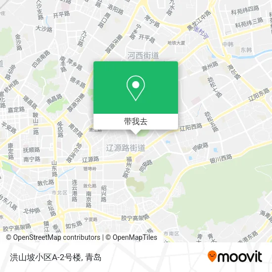 洪山坡小区A-2号楼地图