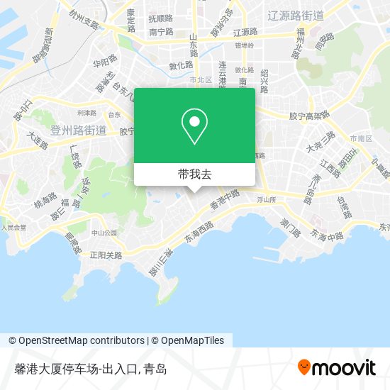 馨港大厦停车场-出入口地图