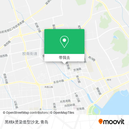 黑桃k烫染造型沙龙地图