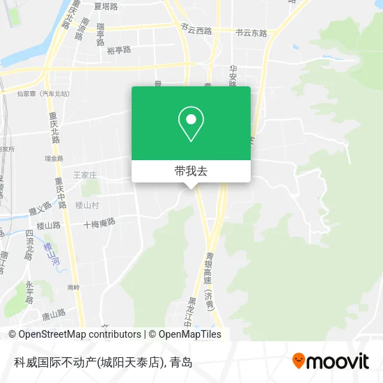 科威国际不动产(城阳天泰店)地图