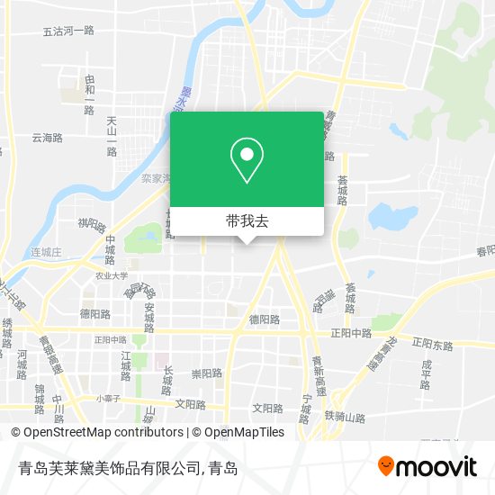 青岛芙莱黛美饰品有限公司地图