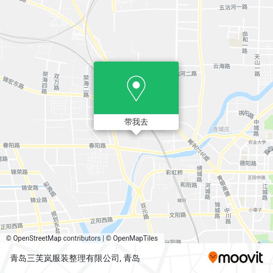 青岛三芙岚服装整理有限公司地图