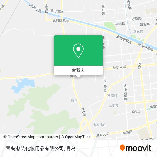 青岛淑芙化妆用品有限公司地图