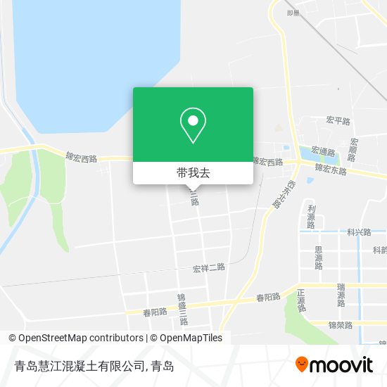 青岛慧江混凝土有限公司地图