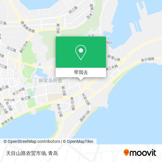 天目山路农贸市场地图