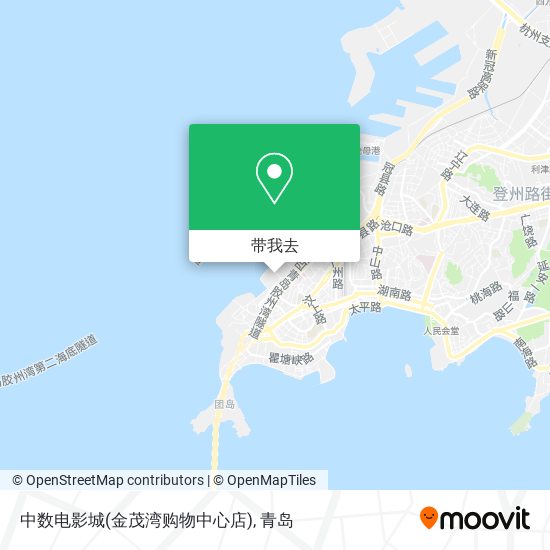 中数电影城(金茂湾购物中心店)地图
