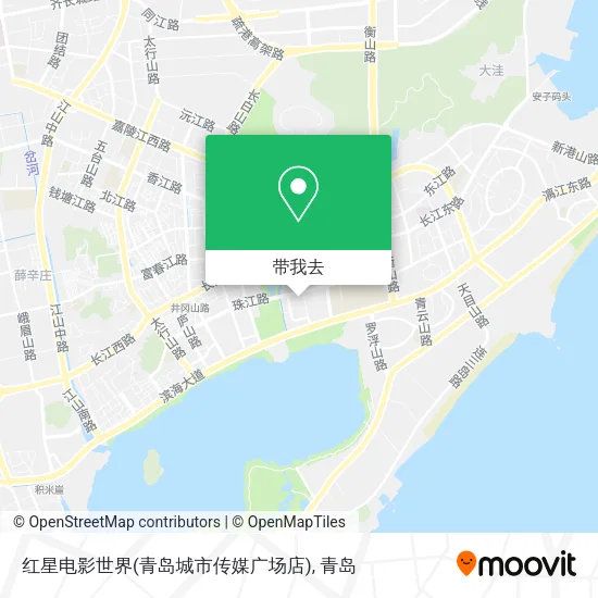 红星电影世界(青岛城市传媒广场店)地图