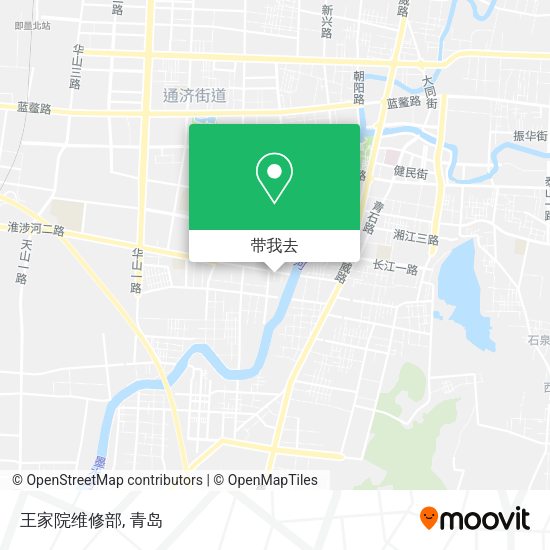 王家院维修部地图
